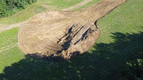 grass cleared in a large circle.